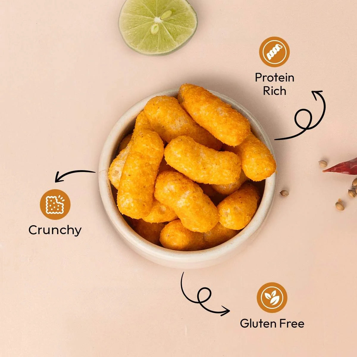 Cheese and Herb Chickpea Puff